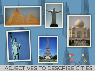 ADJECTIVES TO DESCRIBE CITIES by Johanna Miño