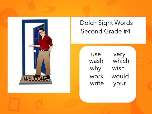 Dolch Sight Words: Second Grade #4 Free Activities online for kids in