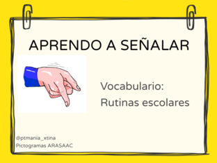APRENDER A SEÑALAR by Cristina Valenzuela