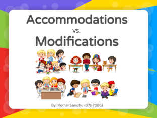 Accommodations vs. Modifications Free Activities online for kids in 9th ...