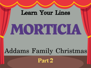 Addams Family Christmas: MORTICIA pt 2 by Sara Trupski