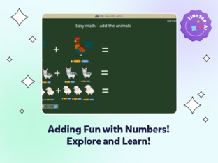 Adding Fun with Numbers! Free Games online for kids in Pre-K by Smart King