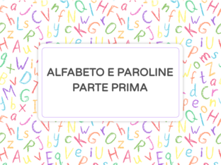 Alfabeto e paroline by Angela Amodio