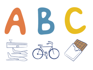 Alphabet in Spanish by M. Calderoni