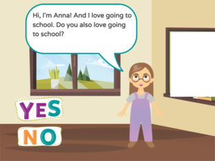 Ana goes to school by Marielle Shane Morales