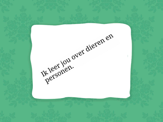 Ik leer jou over dieren en personen. by Tablets Westdiep