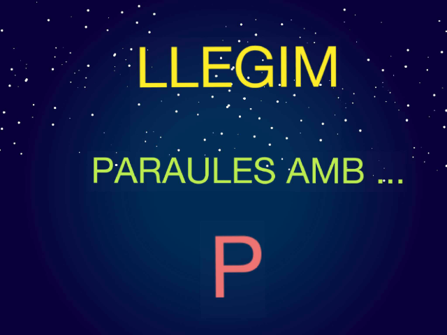 Llegim paraules amb p by Quim Royes