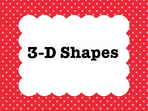 3-D Shapes  by liya harris56