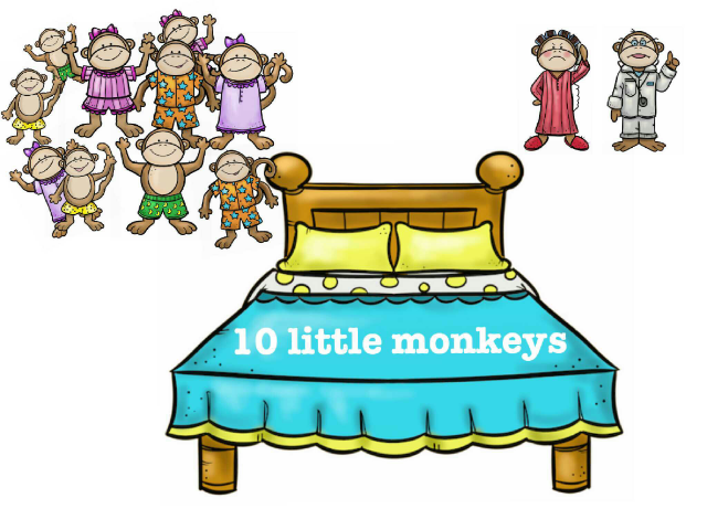 10 little monkeys by narrow sweet