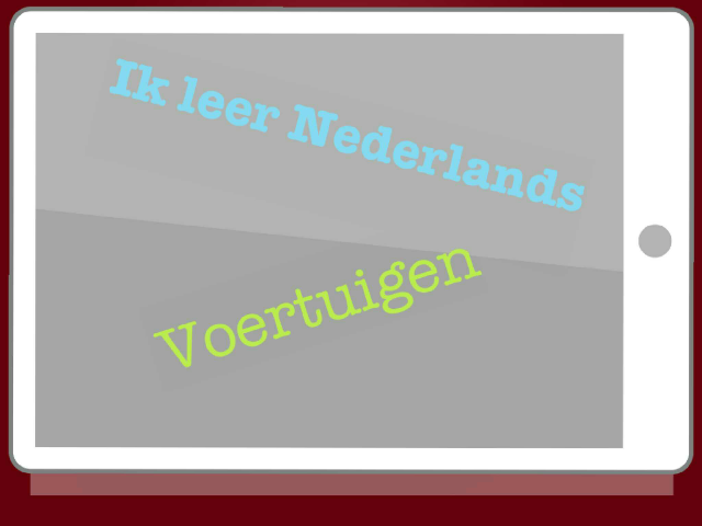 Ik leer Nederlands - de voertuigen door Matteo Scaringi uit Westdiep by Tablets Westdiep