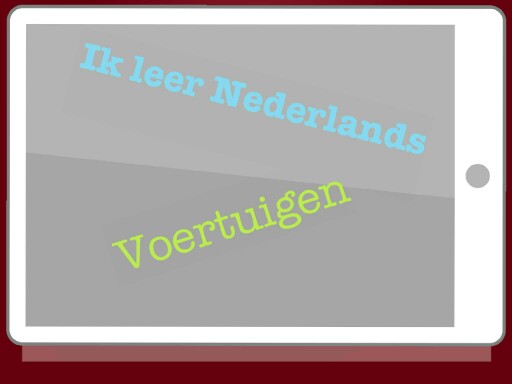 Ik leer Nederlands - de voertuigen door Matteo Scaringi uit Westdiep by Tablets Westdiep