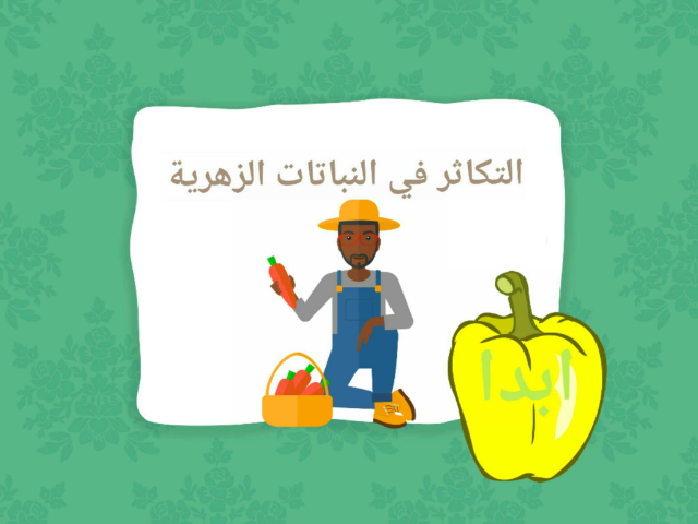 التكاثر في النباتات الزهرية  by Samar Alhothali