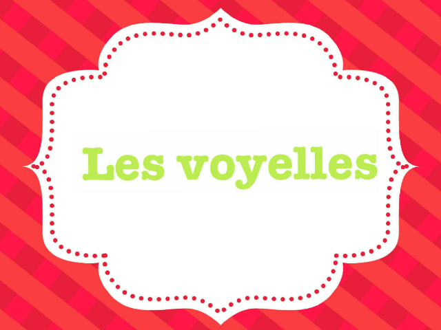 Les voyelles by Lucie Ed