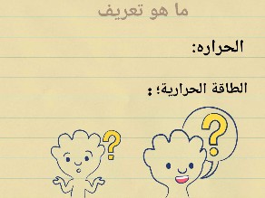 درس الحراره لماده العلوم by عدنان علوي