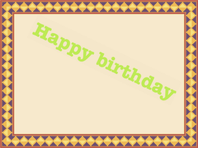 happy birthday by Lavanya K S