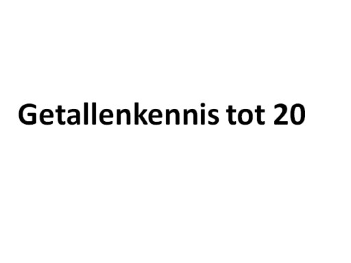 getallenkennis tot 20 by Ine Schoenaers