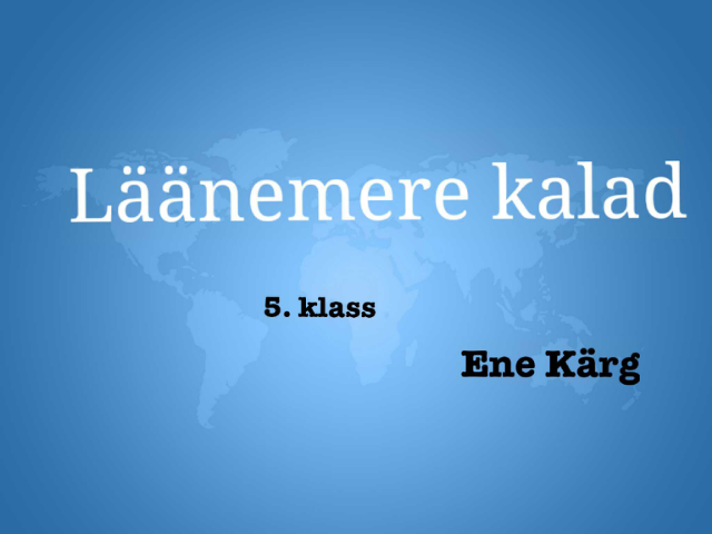 Läänemere kalad by Ene Kärg
