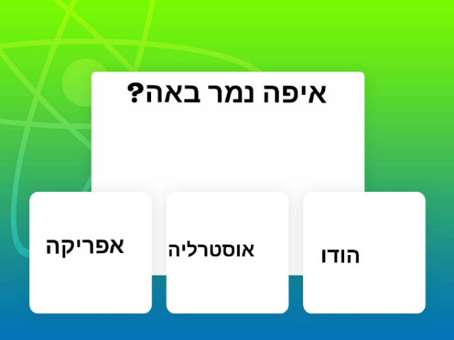 מאיפה מגיע נמר
 by zev david