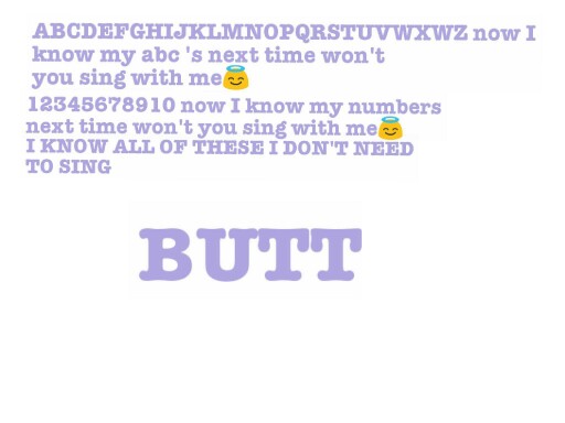 all about butts by Cheyenne Gutowski