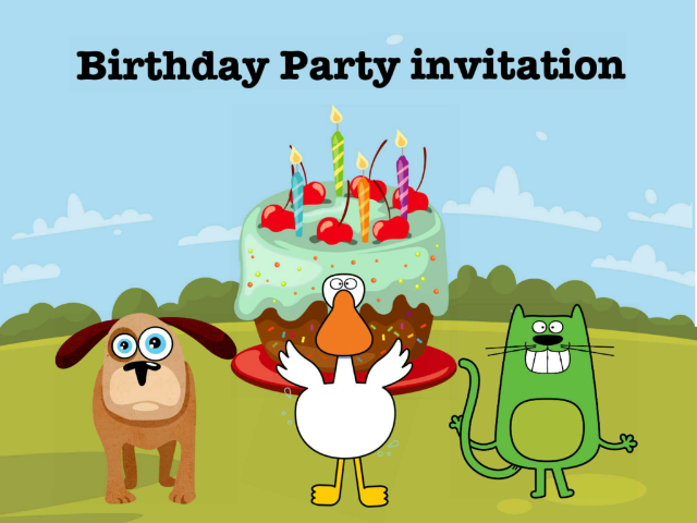 Party Invitation by Nga Nin Alina Lo