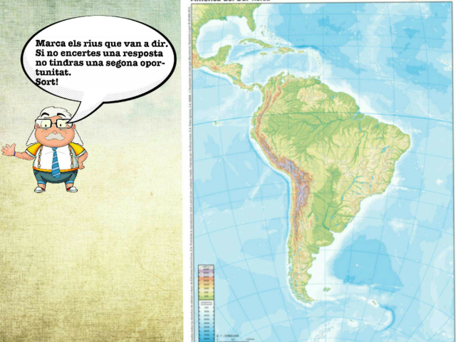 Mapa de america per a apendre on estan els llacsbirius mes importants. by Alba Benlloch