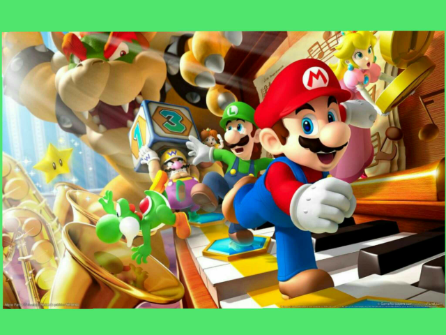 Achando letras com o Mario Bros. by Victória Castro