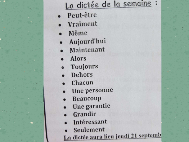 Dictée by Louis Kdouh