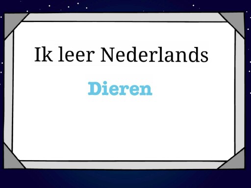 Ik leer Nederlands - de dieren door Basit Naeem    uit  Westdiep by Tablets Westdiep