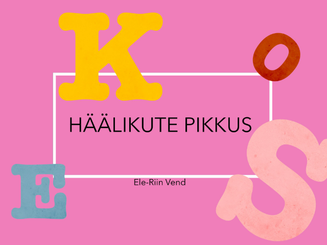 Häälikute pikkus by ER Vend