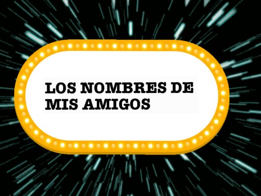LOS NOMBRES DE MIS AMIGOS by Divino Maestro Infantil LasTorres