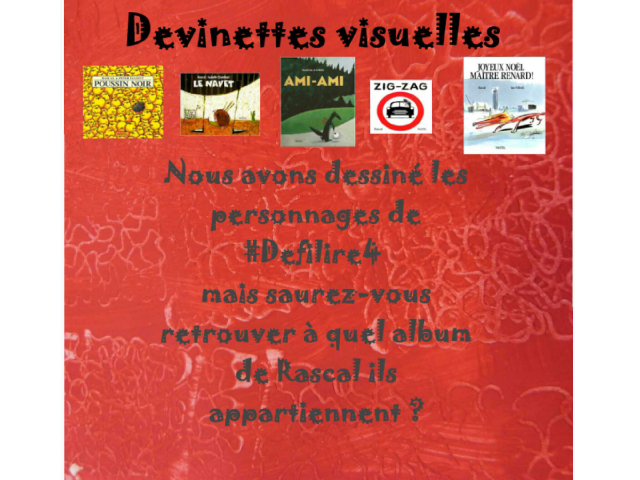 devinettes visuelles#defilire4 by Murielle Ducroo