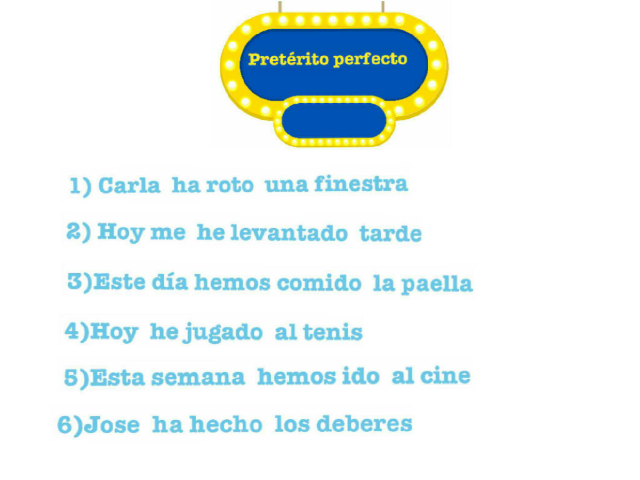 Préterito perfecto by chiara lambe