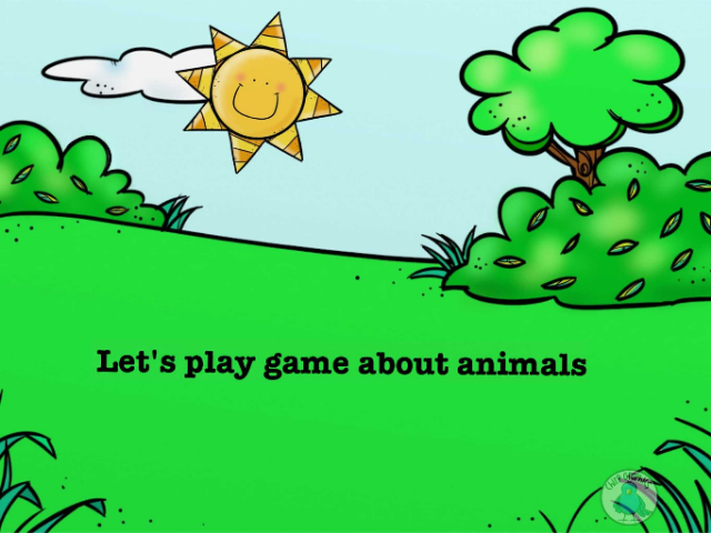 This game for children about animals.  by 113 Группа ПФИЯ