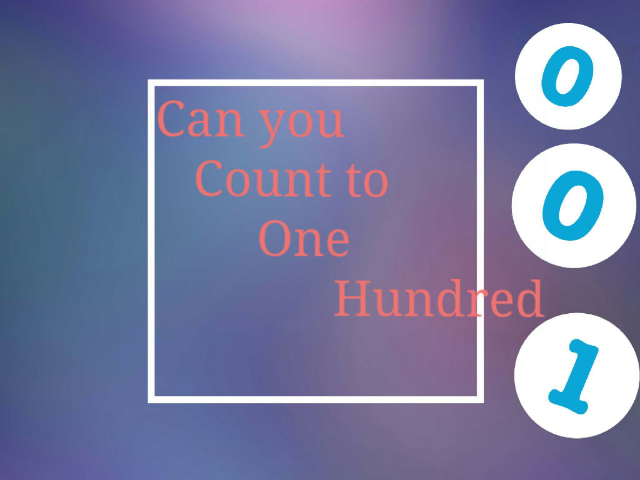 can you count to 100 by marli waters