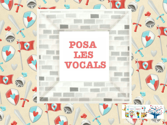 POSA LES VOCALS EN EL SEU LLOC -ST. JORDI by Detalls amb ànima