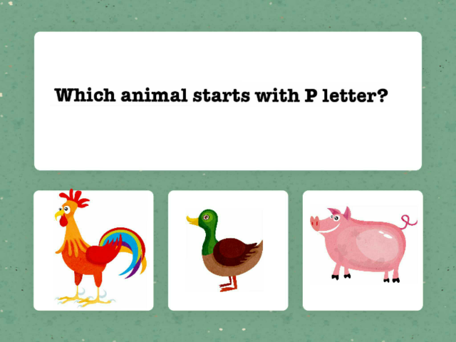 How to learn animals name Free Games online for kids in Nursery by Sara
