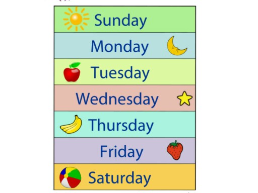ימות השבוע באנגלית

 by Noy Avivi