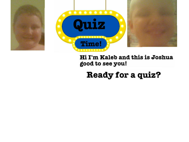2nd Grade Quiz Game by Tina Brigman