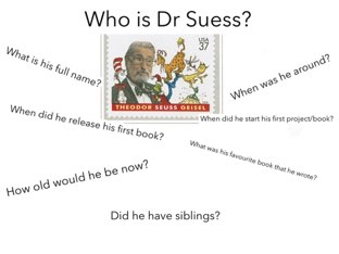 Anna and Korey Dr Seuss by Mr swallow