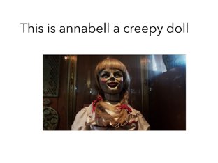 Annabell Creepy Doll by Jessica Watne