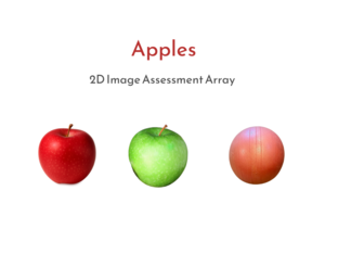 Apples 2D Image Assessment Array by Amy Shepherd