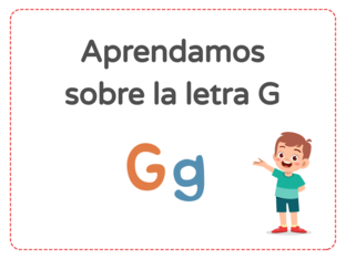 Aprende sobre la letra Gg by Catherine Diaz