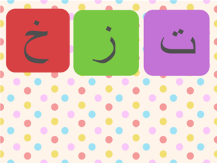 Arabic letter 8 - revise by Arabic Reading