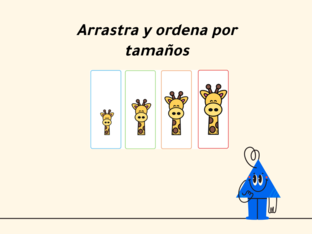 Arrastra y ordena de menor a mayor by Sam