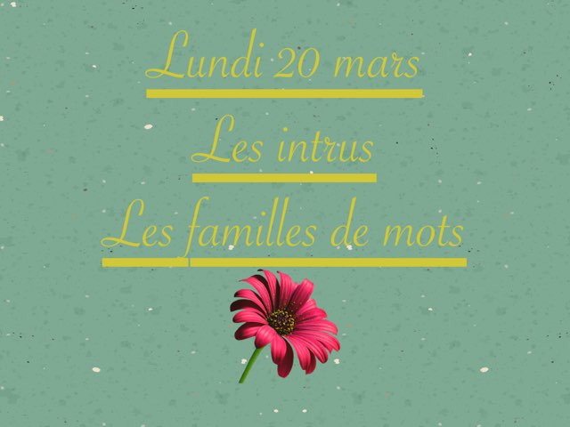 N - Lun20 - Intrus Et Familles by Caroline Gozdek