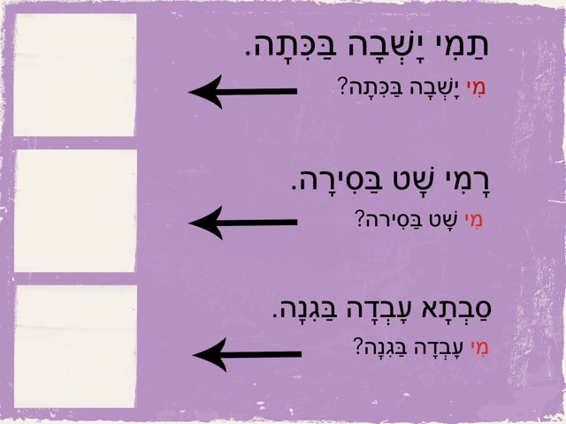 הבנת הנקרא מי ומה by צפנת הלוי