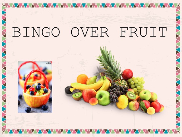 Bingo Over Fruit by Jana De Ridder
