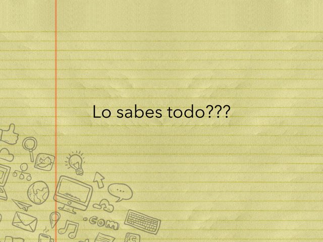Lo Sabes Todo??? by Pedro Casasano