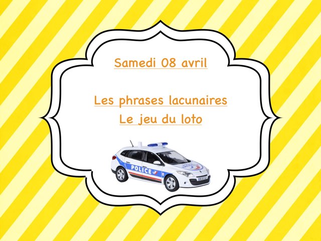M - Sam08 - Phrases Et Jeu Loto  by Caroline Gozdek