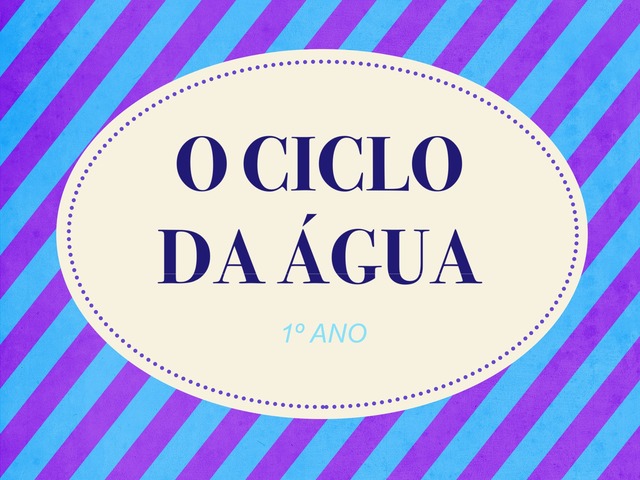 O Ciclo Da Água  by TEDI Tecnologias Digitais